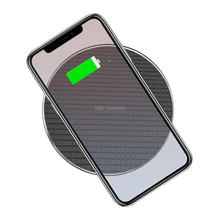 Беспроводное зарядное устройство Qi 10 Вт для iPhone XR XS Max 8 Plus samsung S8 S9 S10 Plus MateRS 20Pro Mi9, мобильный телефон, быстрая зарядка 7,5 Вт