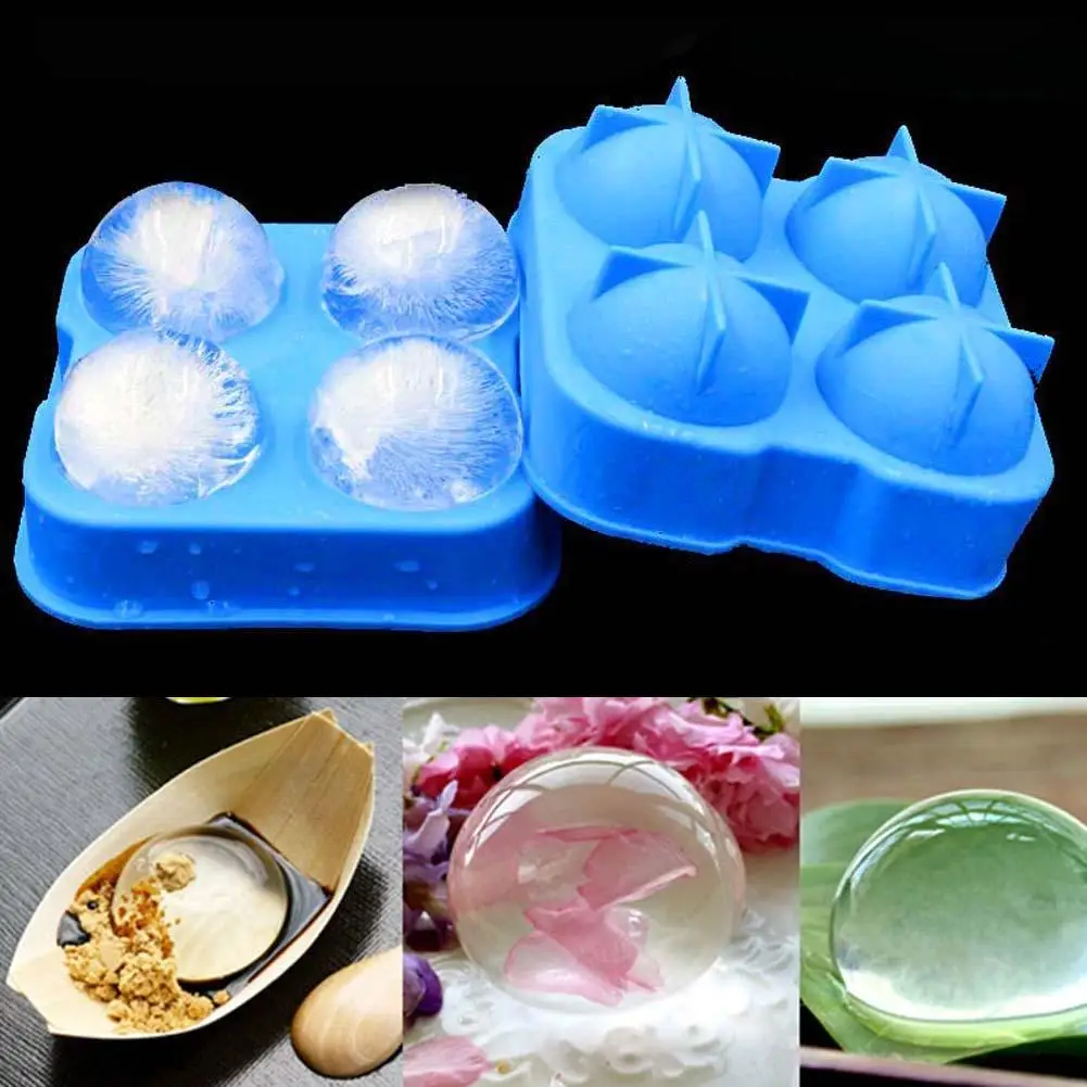 Whiskey Silicon Ice Cube Ball Make Mold Sphere Mould Brick Party Tray