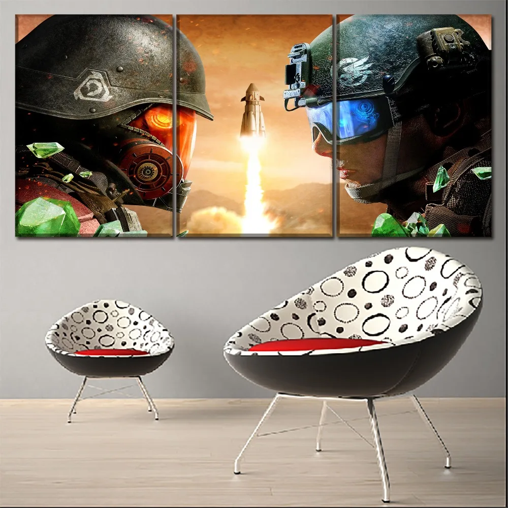 

Canvas Pictures Home Decor HD Prints Poster Artworks 3 Pieces Games Command Conquer Rivals Paintings Wall Art Decor Framework