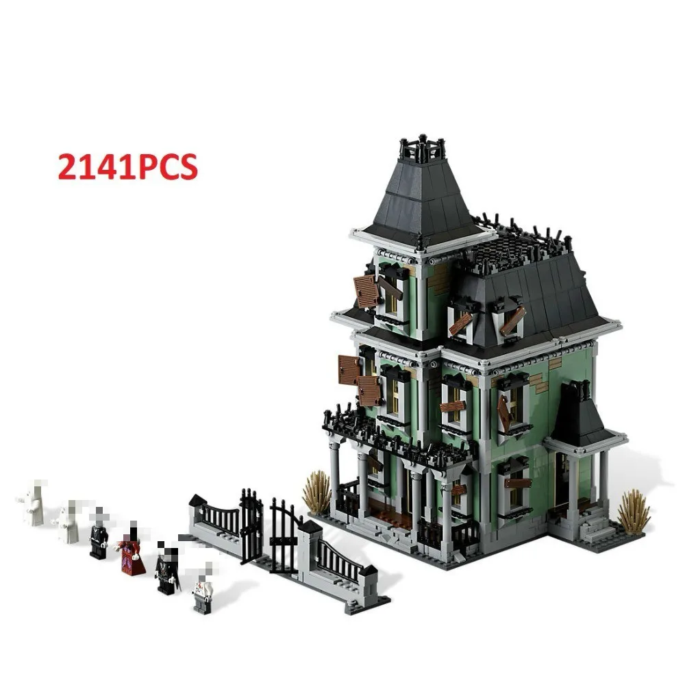

Lepin Building Blocks 2141PCS Monster Fighters Haunted House Toys for children Bricks Model boy Kids gift Compatible Legoe 10228