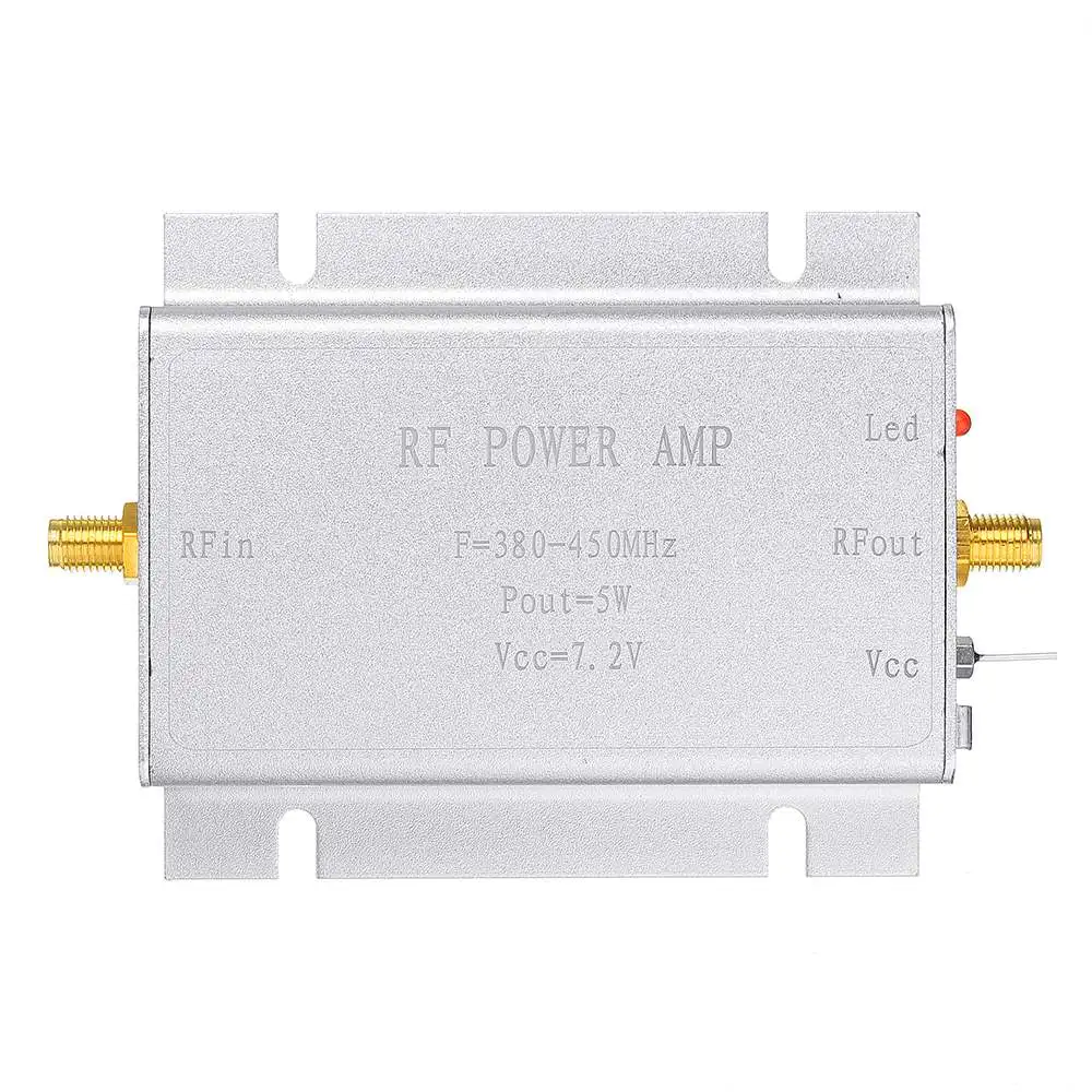 

433MHz RF Power Amplifier 433MHZ 5W 7.2V For 380 -450MHz Wireless Remote Control Transmitters Power Amplifier