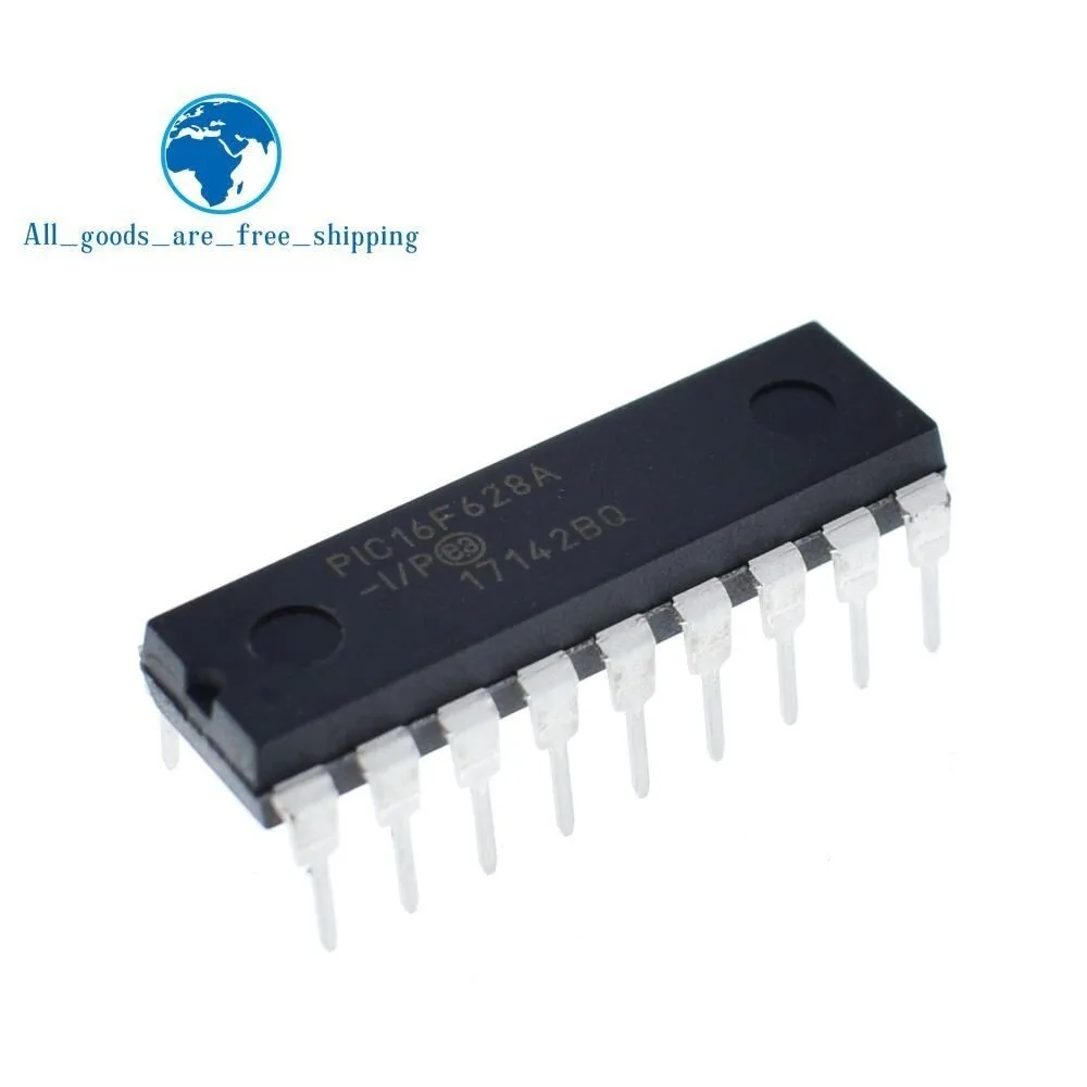 

1 PCS PIC16F628A-I/P DIP-18 PIC16F628A PIC16F628 16F628 Flash-Based, 8-Bit CMOS Microcontrollers