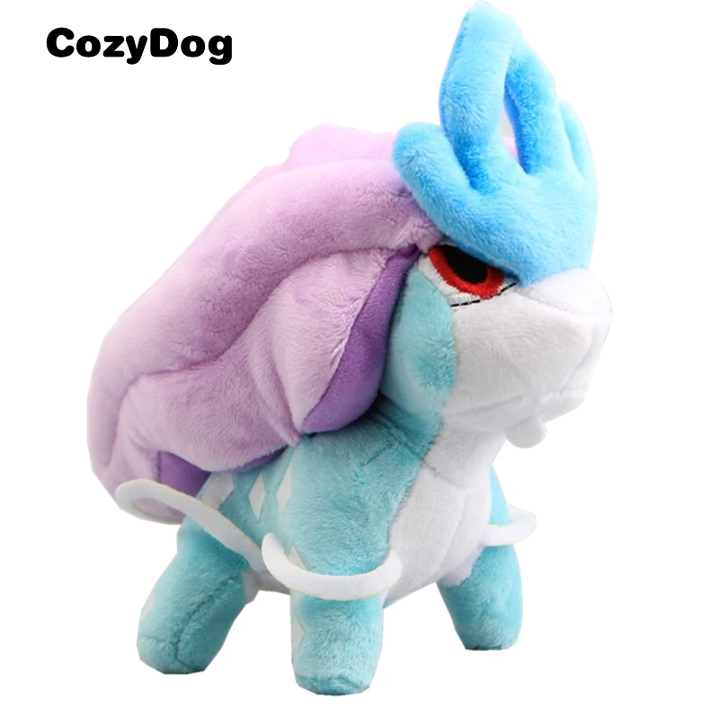 

High Quality Anime Suicune Plush Toy Japanese Cartoon Figure Suicune Stuffed Doll Toys for Children Gift New With Tag 18 CM