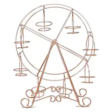 Шкаф дисплей стенд вращающееся колесо обозрения 8 чашки торт Кухня Посуда Для детей день рождения свадебные карнавал