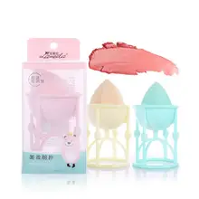 XY Fancy гексагональной алмазов основа под макияж губка косметический спонж скрывающий Порошок Puff с пуховкой стенд разные цвета