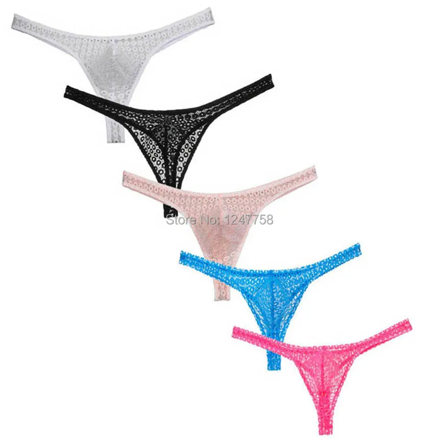 Мужские сексуальные бикини со стрингами стринги прозрачные кружева Tanga jockstrap для
