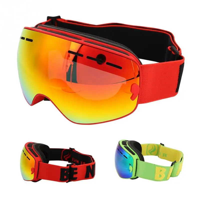 BE NICE Children Skiing Goggles Kids Snowboard Skate Goggles Double