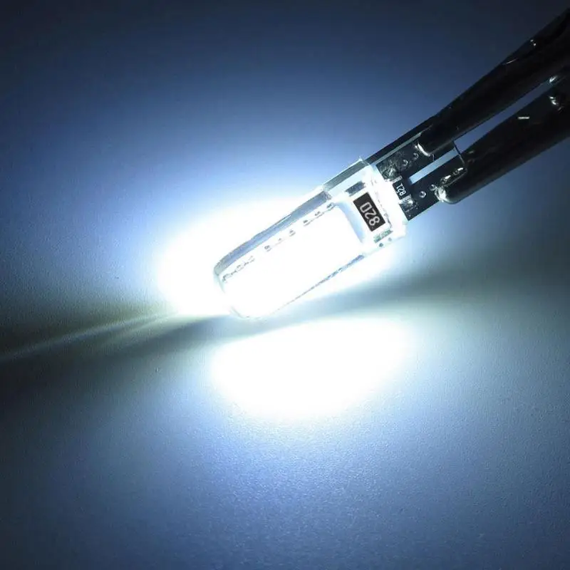 10 шт. светодиодный светильник для автомобиля T10 SMD 5050 водонепроницаемый белый