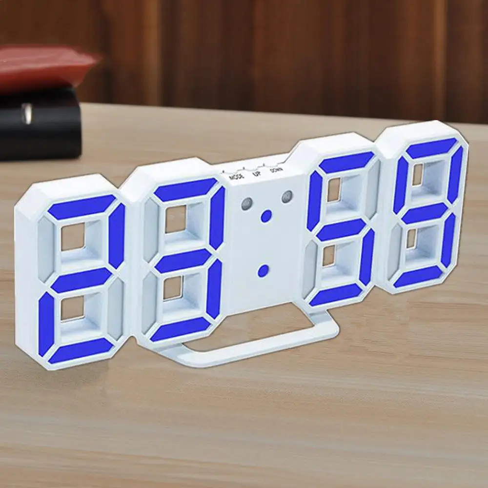Светодиодный настенный стереозвук с Usb подключением настольные часы для спальни
