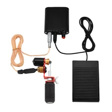 Фирма atomus TZ002502 сеттеры комплект тату-машинки Встроенная ручка Профессиональные татуировки комплект 2 Machine Gun Питание выполните Tatuaje