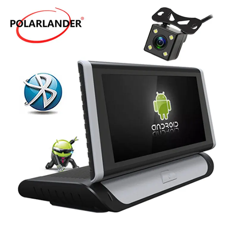 ADAS GPS навигация 1080P DVR Автомобильная камера 4G Bluetooth с двойным объективом 8 дюймов