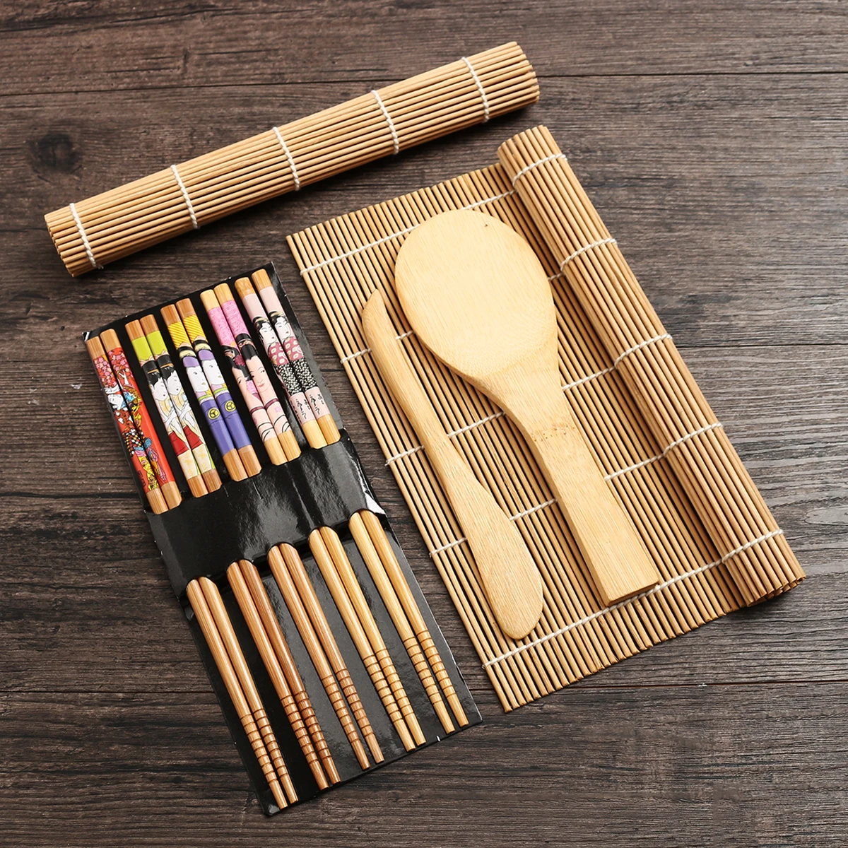 5 шт./компл. DIY бамбуковый набор для приготовления суши форма риса Наборы