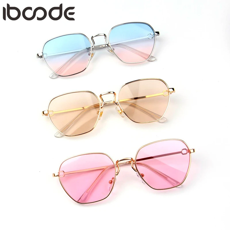 

iboode Kids Sunglasses Metal Frame Baby Boys Girls Sun Glasses Children Goggles UV400 Lens Eyewear Shades Oculos Gafas De Sol