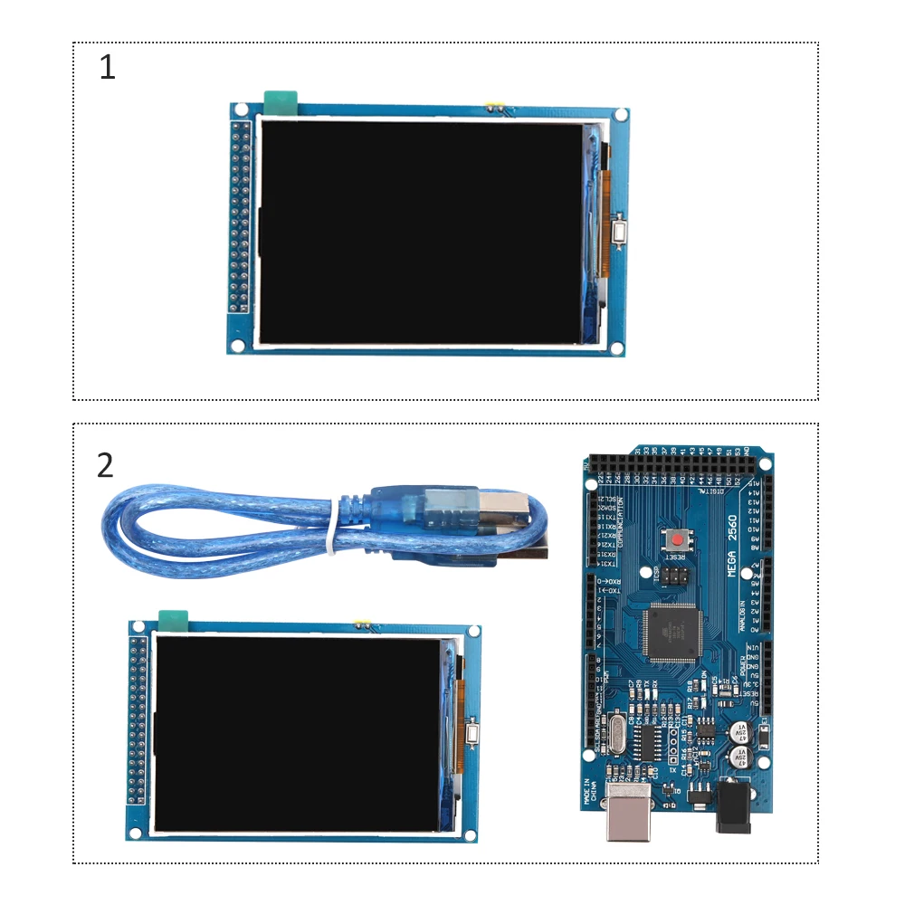 3 5 дюймовый TFT ЖК экран модуль В/5 В ILI9486/ILI9488 Ultra HD для Arduino совместимый с MEGA 2560 R3