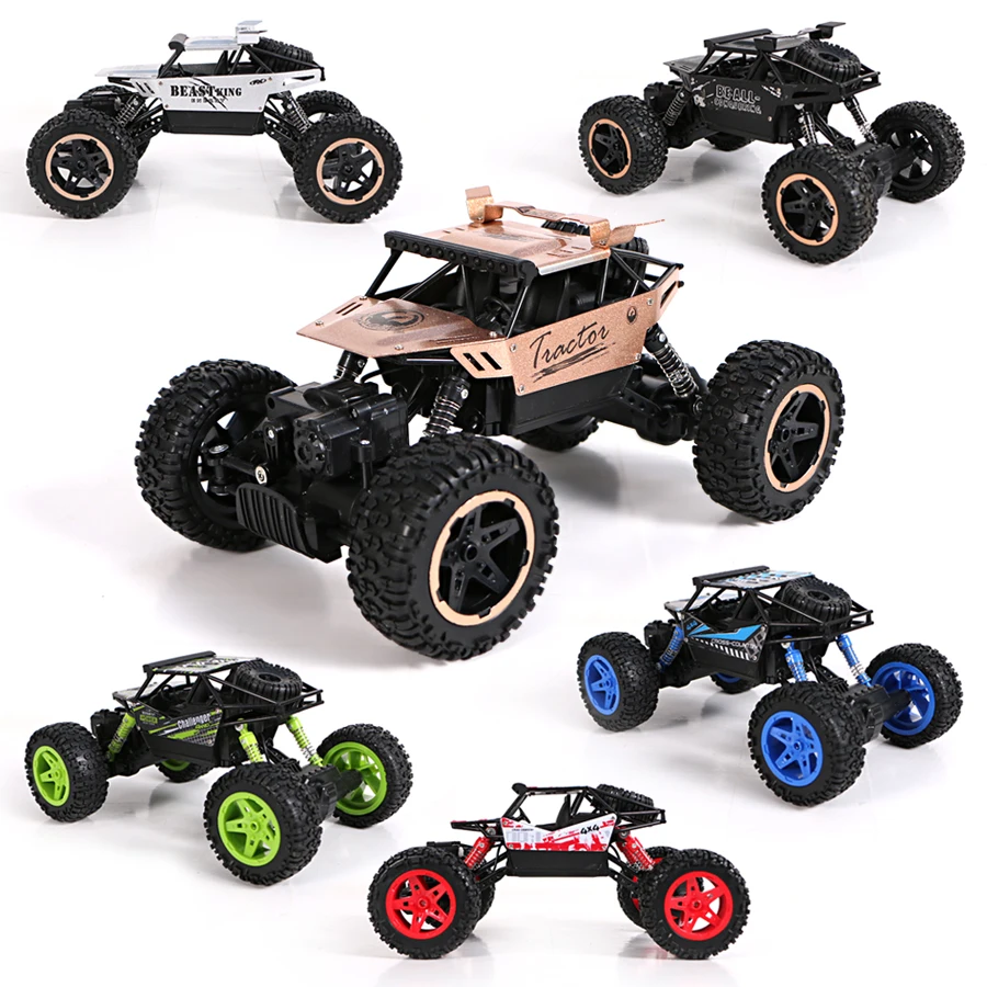 RC автомобиль 4WD 2 4 GHz альпинистский 4x4 двойной двигатель Bigfoot с дистанционным