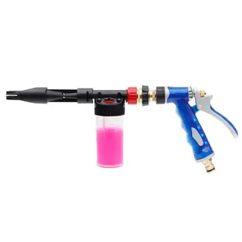 

Car High Pressure Water Gun Washer Foam Pot Washer Spray Nozzle Water Hose Long Copper Garden Car Washer Gun E5M1