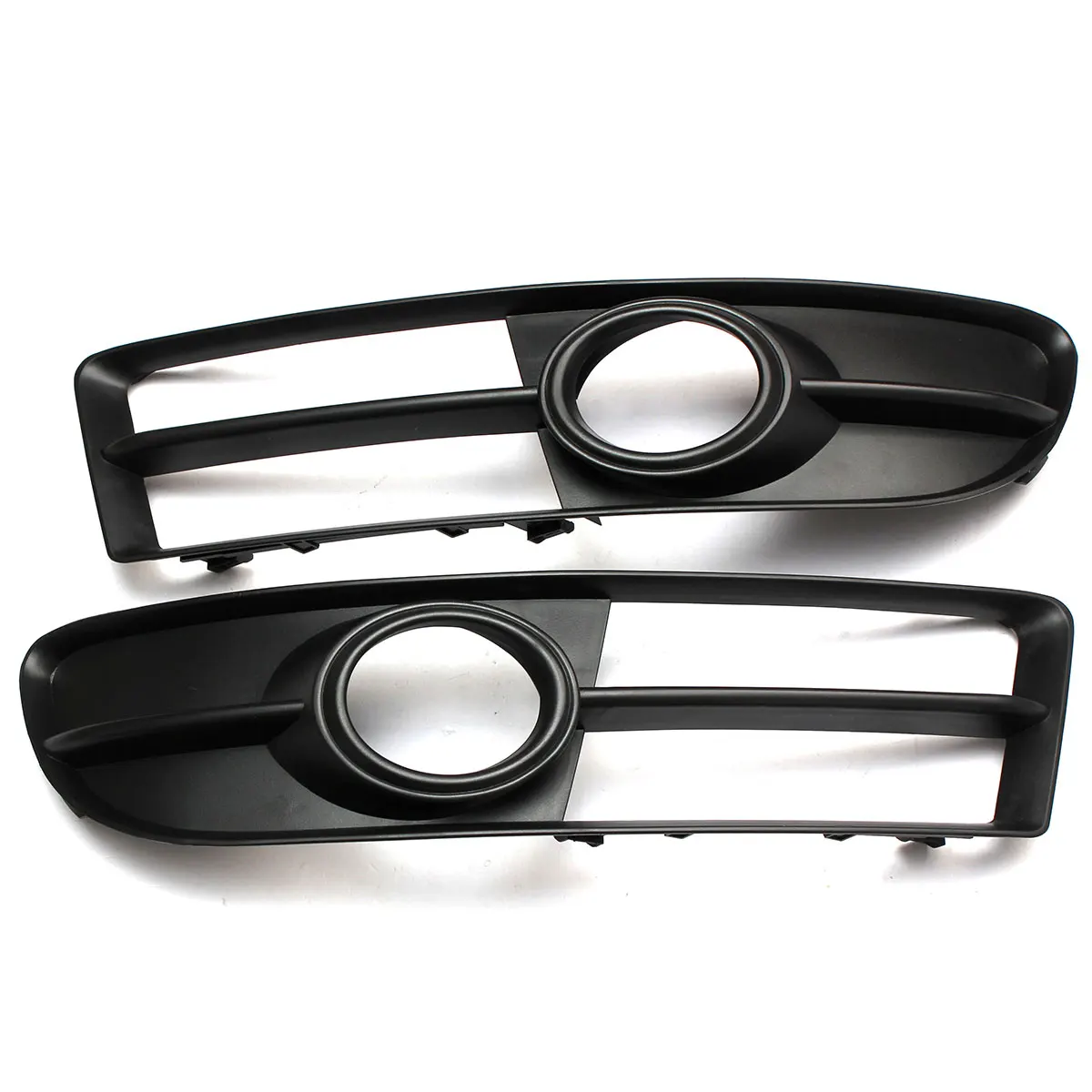

8E0807682 F 8E0807681 F 1 set Front Bumper Grill Fog Light Lamp Cover Case for Audi A4 / A4 Quattro / S4 2007 2008 2009