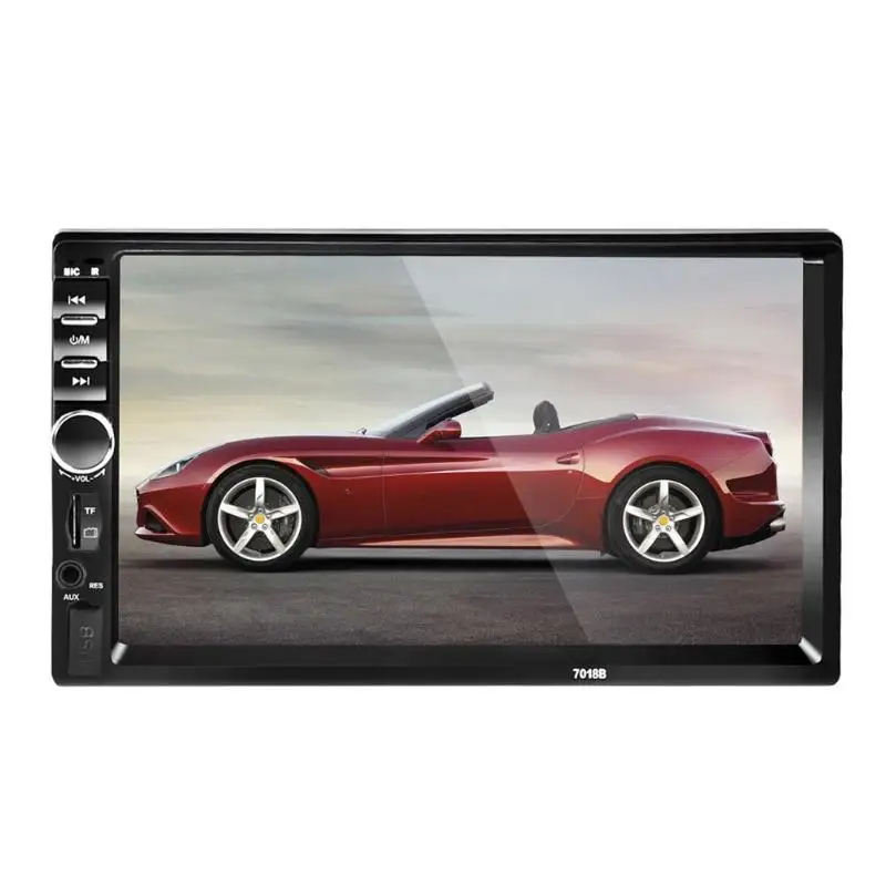 

2 DIN 7" HD in Dash Car Touch Screen Bluetooth Stereo MP3 MP5 +Rear Camera 10m Distance IR Remote Control