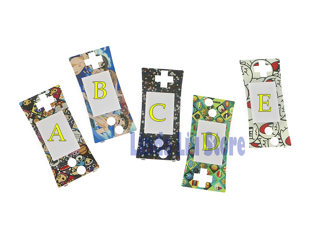 

ChengChengDianWan new design Fashion style Front faceplate cover for GBM Gameboy micro System Front shell case