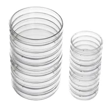 Пластиковая тарелка Петри Стерильная посуда с крышкой, 100 мм и 60 мм, 20 шт