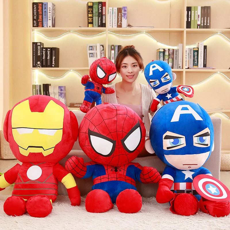 big stuffed spiderman