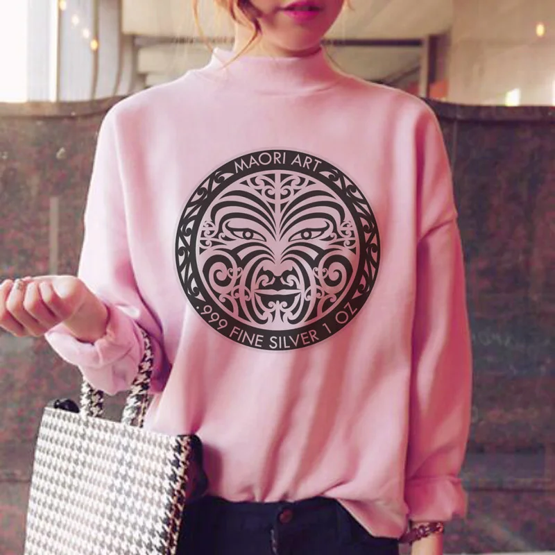 

maori hoodies women harajuku fashion hood pink pink japanese ulzzang warm fleece clothes oversized sweat shirt