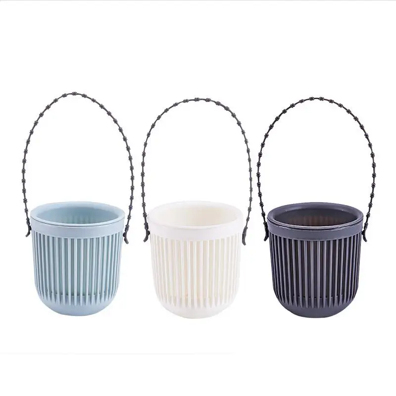 

Plastic Flower Pots Creative Fresh Balcony Wall Hanging Succulent Orchid Flower Pots Gardening Gadgets Home Decoration Gift