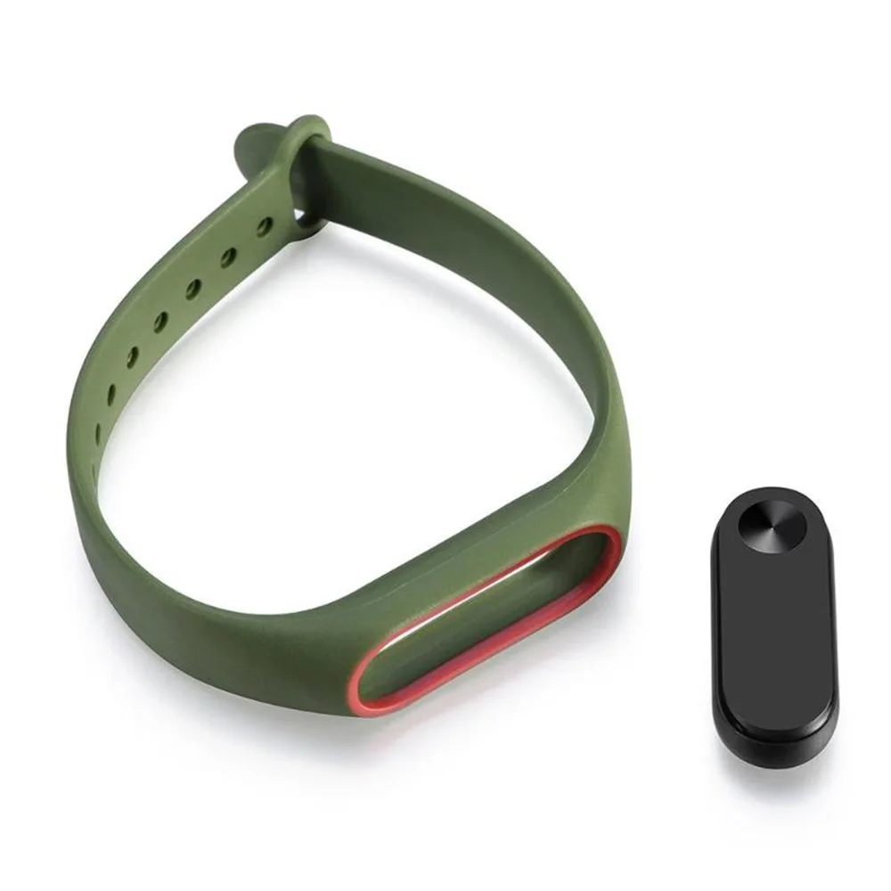 Горячая двойной цвет замена Смарт Браслет ремешок для Xiaomi mi Band 2 часы браслет