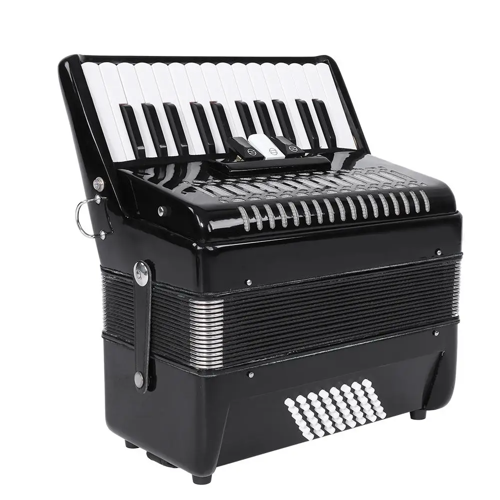 

48 Bass 26 3 Switch Accordion with Bag Strap Wiping Cloth