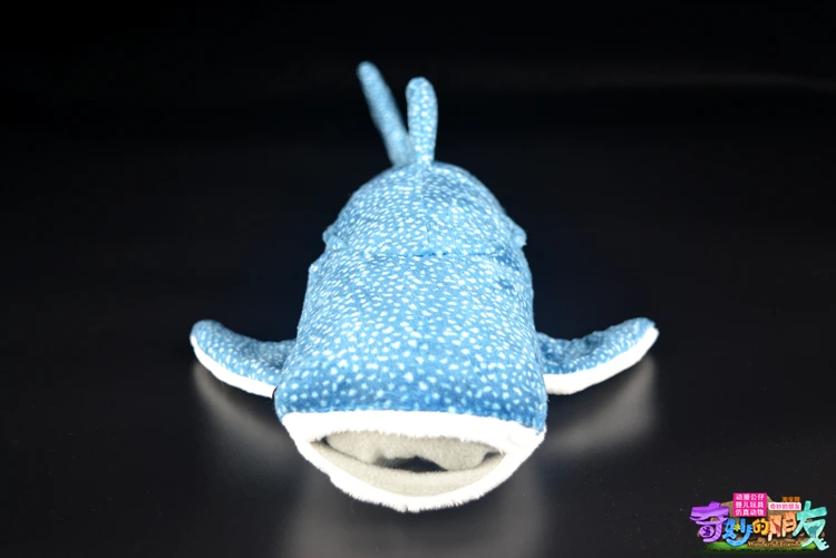 1" 35 см настоящая жизнь плюшевые Rhincodon typus КИТ Акула моделирование море животное мягкие игрушки Рождественский подарок