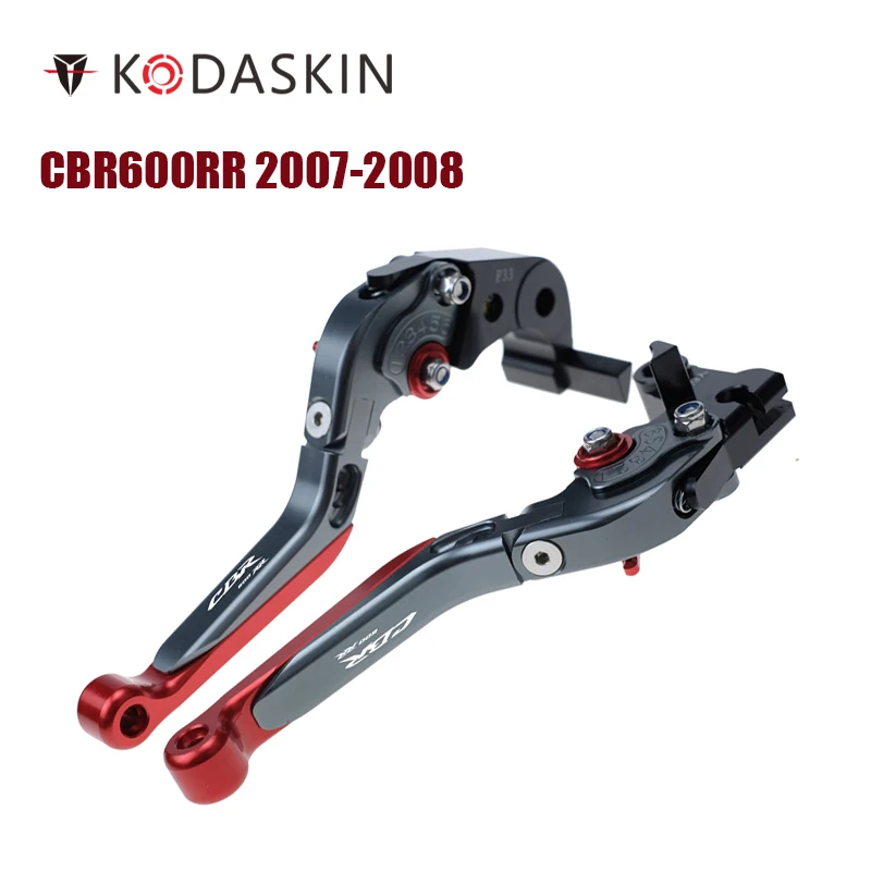 Складные выдвижной тормоз KODASKIN для Honda CBR600RR 2007 2008|Рычаги веревки и кабели| |