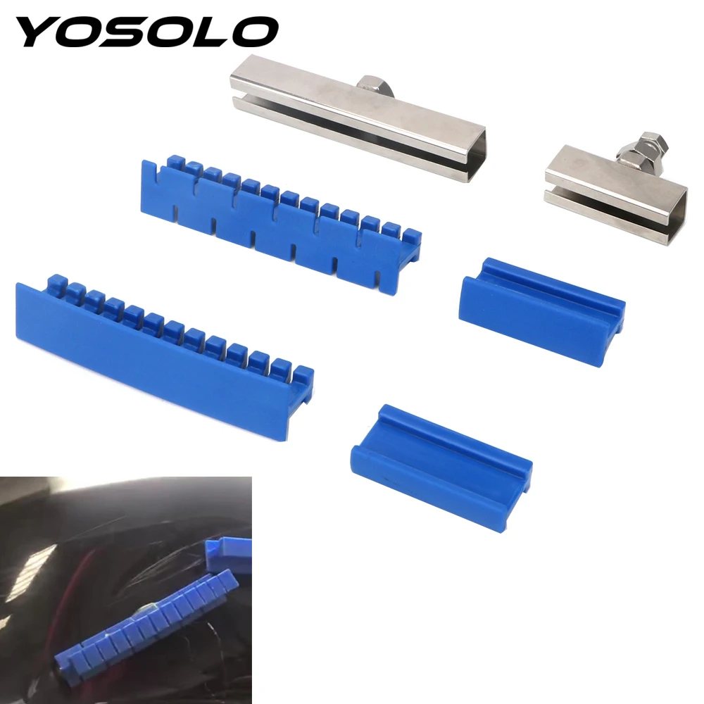 

YOSOLO Car Repair Tool Dent Puller Kit Car-styling Car Dent Repairing Tool Set Dent Removal Blue