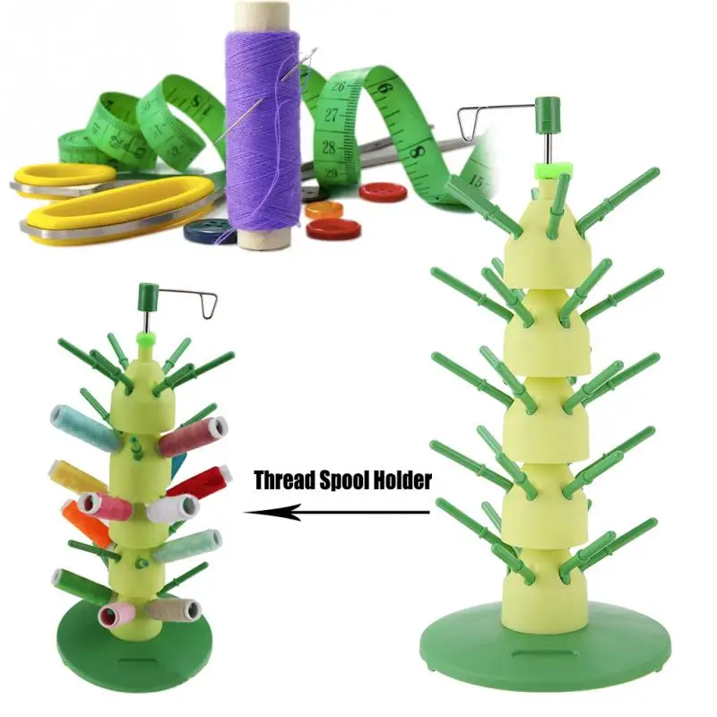 

30 Pools Plastic DIY Thread Spool Holder Stand Sewing Accessories Quilting Tools Knitting Sewing Thread Holder