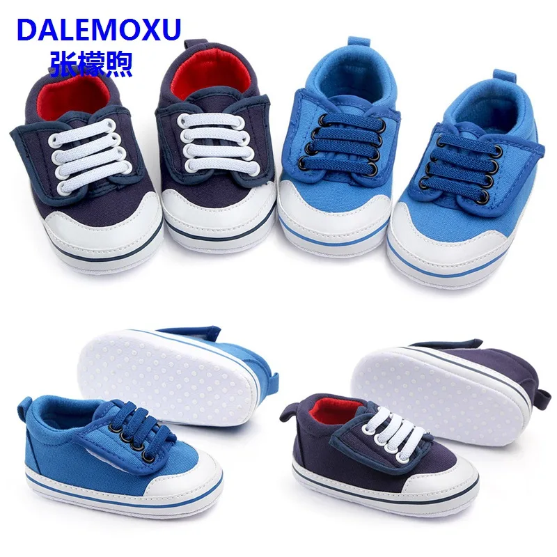 DALEMOXU новорожденный Теннисный мальчик девочка обувь для малышей младенцев Повседневная обувь Джинсовая мягкая подошва ребенок Prewalker мальчик обувь для 1 года