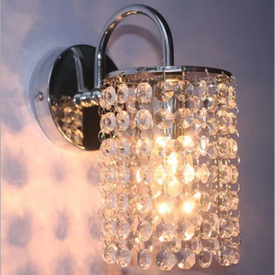 

LED Crystal Wall Lamp Bedroom Bedside Living Room Clothing Shop Coffee Shop Dining Room Wall Lamp