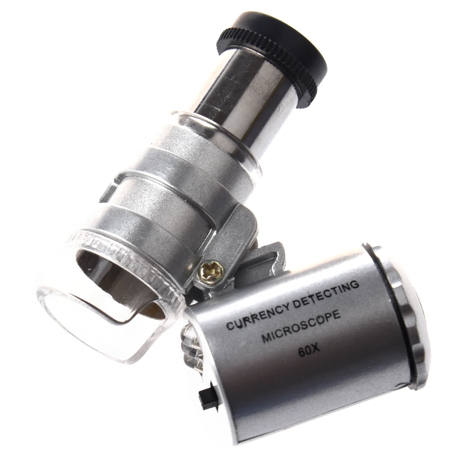 PPYY NEW-мини 60x светодиодный карманный микроскоп Ювелир Лупа Регулируемая Лупа