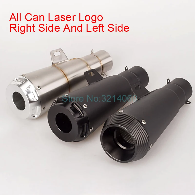 CRF 230 GSR 600 CB650F R3 GSXR750 CBR500RR ZX6R ER6N de Escape de la motocicleta tubo 51mm Universal Akrapovic escapar y lado izquierdo