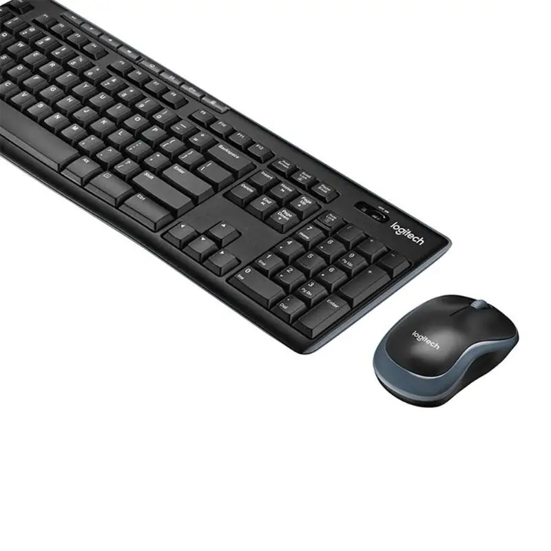 Комбинированная клавиатура для мыши logitech MK270, 2,4G, беспроводная оптическая мышь с восьми ярлыками, долговечная для настольного ПК