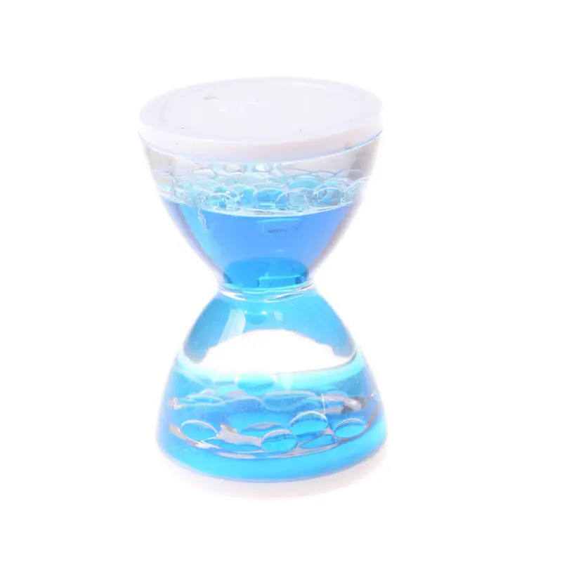 

Liquid Sensory Tube Comfort Motion Visual Timer Hourglass Decor Random Color