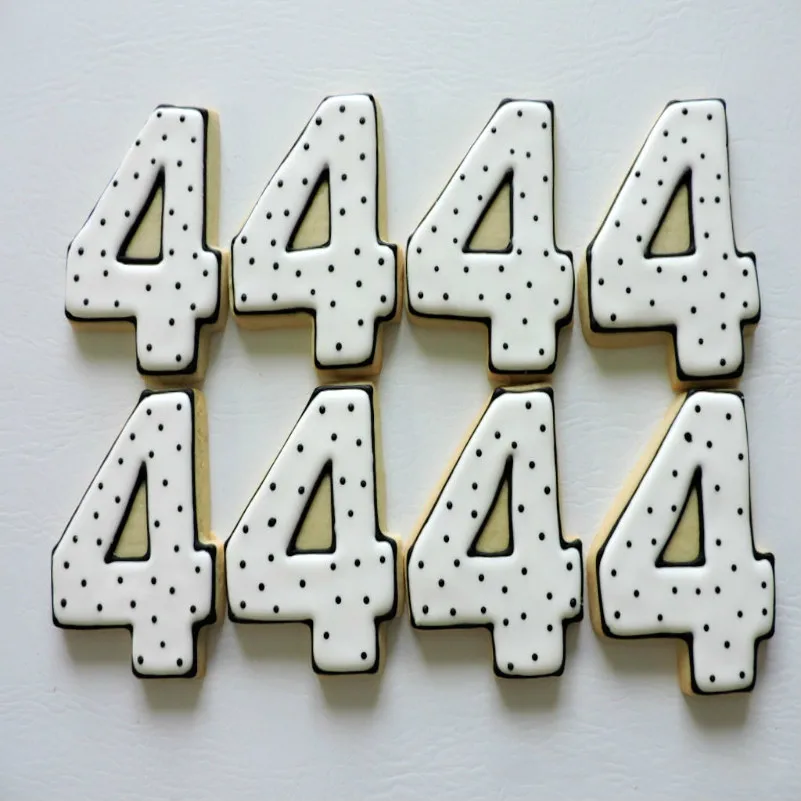 KENIAO Numbers Cookie Cutter Set for Kids Party - 9 Piece - Biscuit / Fondant / Pastry / Bread Cutter - Stainless Steel - Image 5