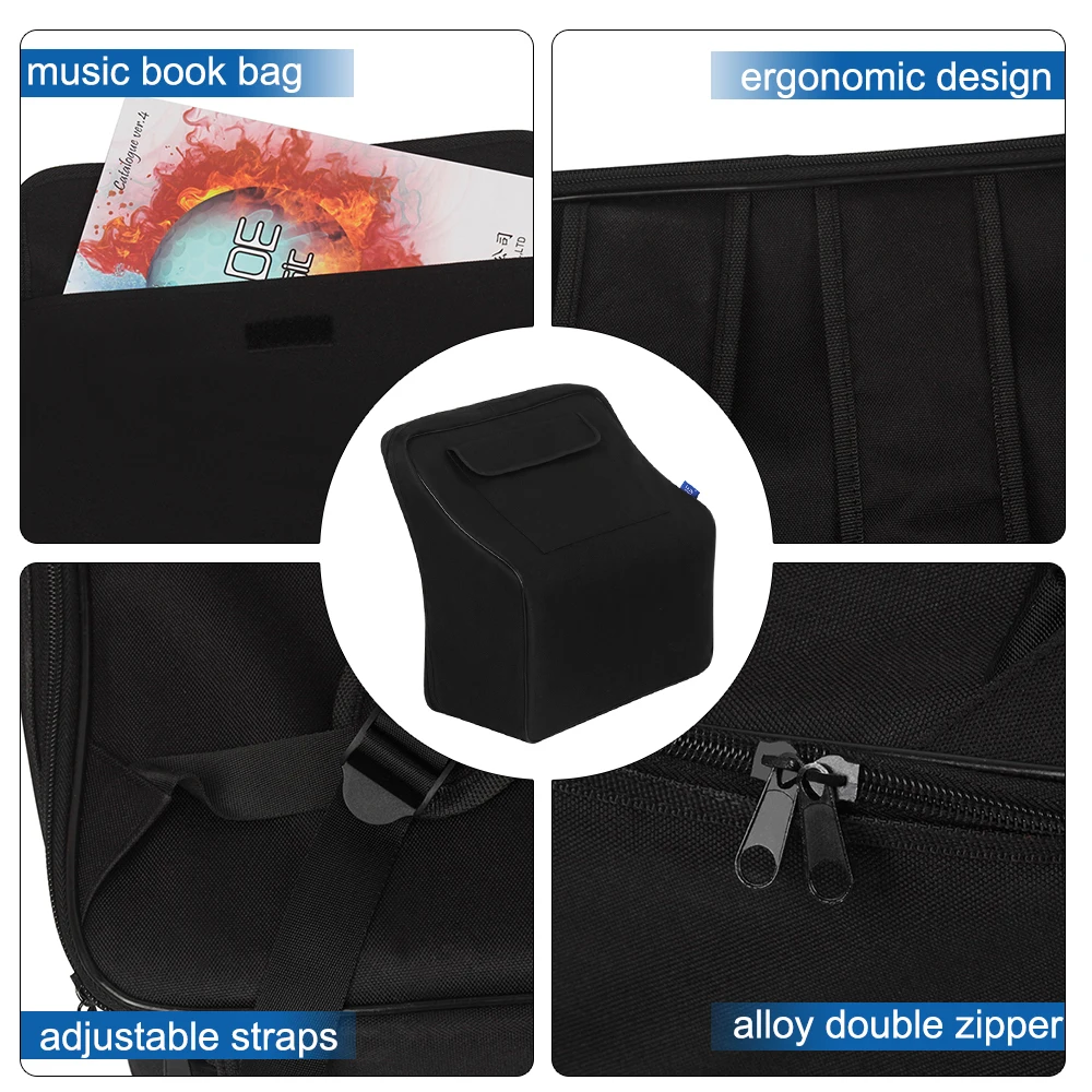 Reinscer Bolsa De Concierto De Clarinete Caja Bolso De Mano