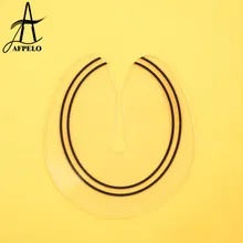 20 шт Новые 4 мм толстые теплозащитные экраны для U/I/V плоских кончиков наращивания волос с черными линиями 6,2*6,7 см