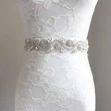 Модные корейские свадебные украшения свадебная одежда подружки невесты горный хрусталь бисерный пояс шелковая лента Пояс аксессуары: пояса ручной работы