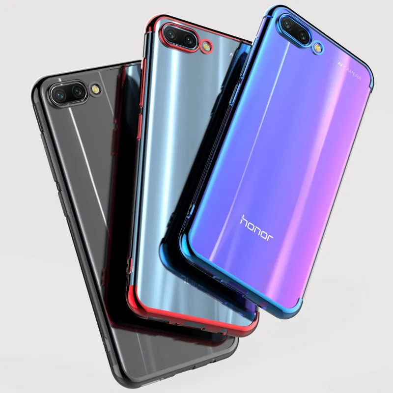 Мягкий чехол из ТПУ с прозрачным покрытием для телефона Huawei Honor 20Pro 9 10 lite 7X 8C 8X P30 P20