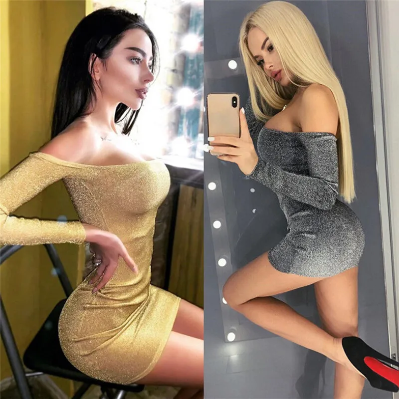 

HIRIGIN Newest Women Sexy Bodycon Dress Evening Party Skinni Short Mini Shiny Dress Club Hot Play Dance pencil Dress
