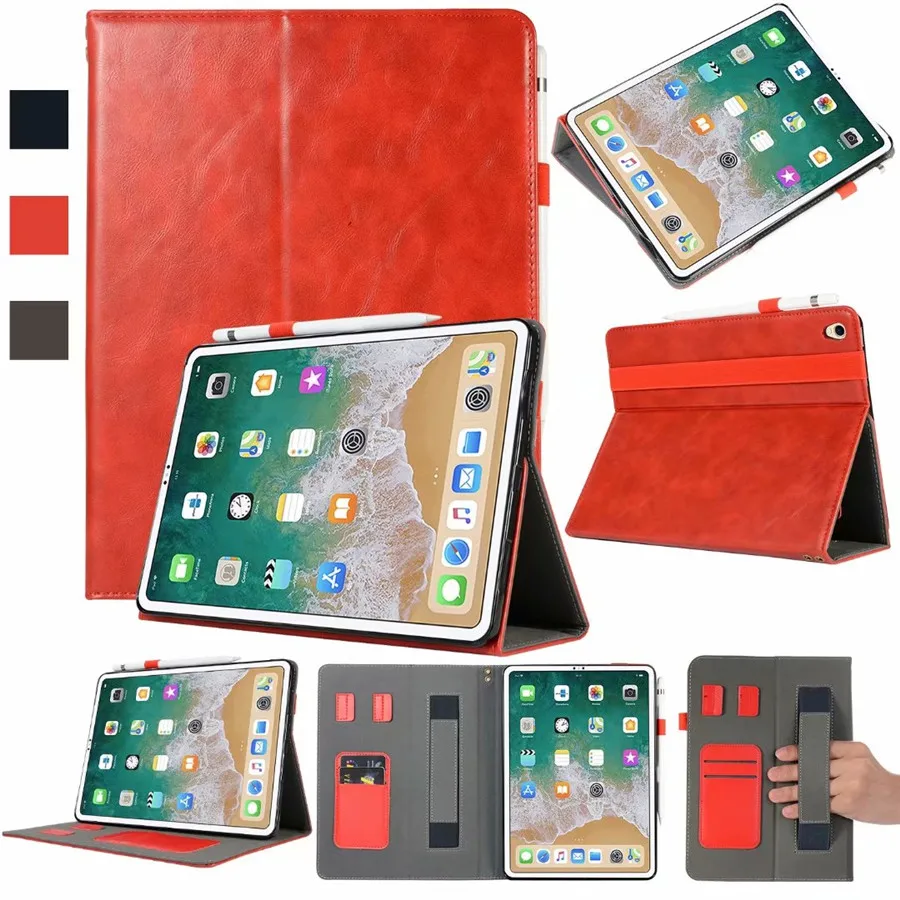 

For New iPad 11 inch (2018) Case Pencil Holder Soft Silicon back Shell For iPad Pro 11inch Cover Funda Tablet A1980 Stand Holder