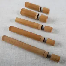 Бамбуковый ароматный тюбик натуральный экологичный портативный чайный ящик Caddy Candy Jar