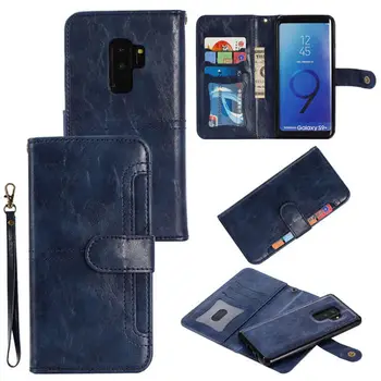 

2in1 Magnetic Case For Samsung Galaxy S10 S9 Plus Leather REMOVABLE Flip CASE Cover galaxy s10e s10+ s9+ Detachable Wallet case