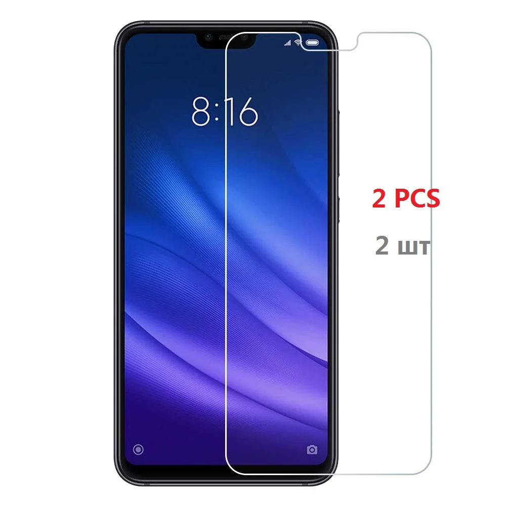 Из 2 предметов защитное закаленное Стекло для Xiaomi mi A2 Lite 6X8 SE Red 5 Plus 4X5 5A Экран