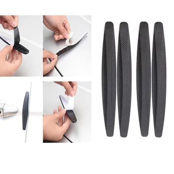 

4Pcs Universal Car Bumper Protector Corner Guard Anti-Scratch Strips Sticker Protection Body Protector Moldings Car Accessories